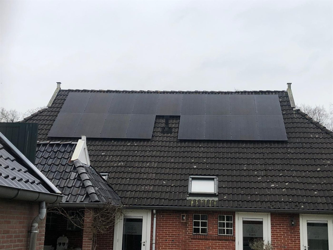 Woning met twee dakvlakken