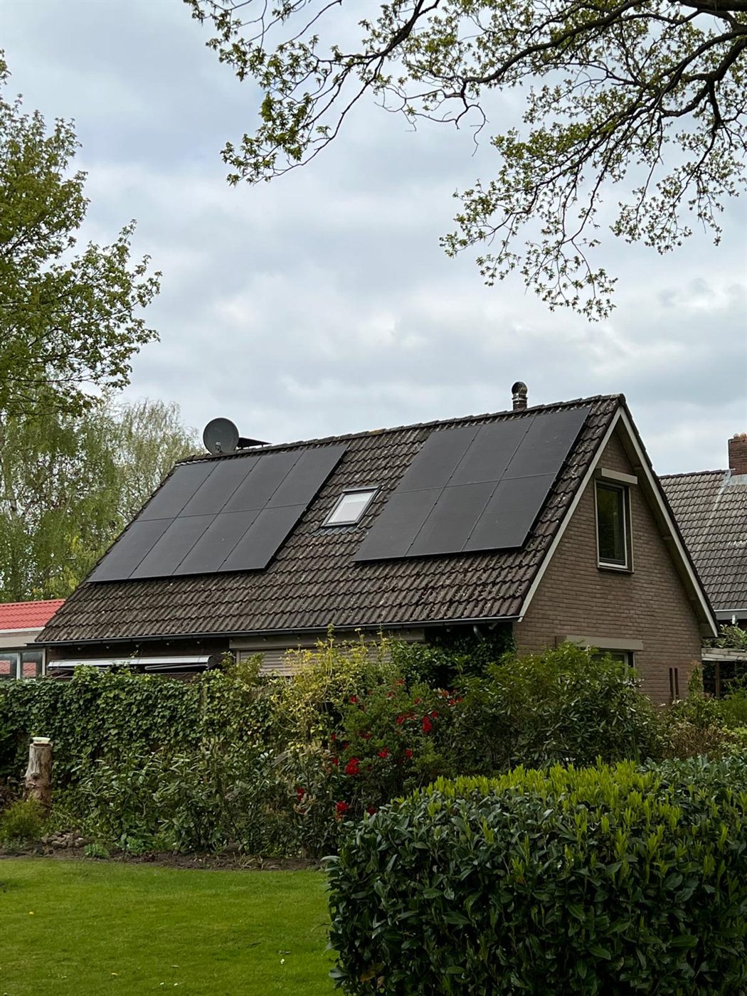Panelen met dakraam