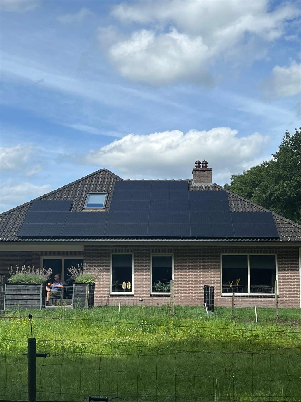 Woning met zonnepanelen